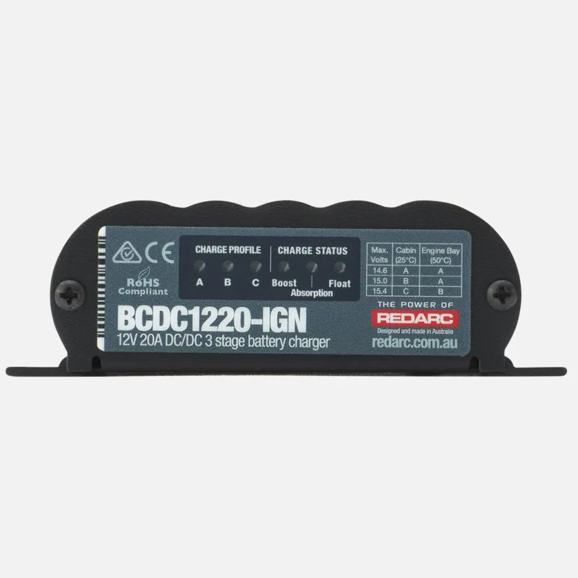 20A InVehicle DC Battery Charger (Ignition Control) 12° North Industries