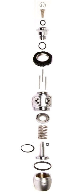Thumbnail: AC2 / XS2 Regulator and XS Octopus - Cressi