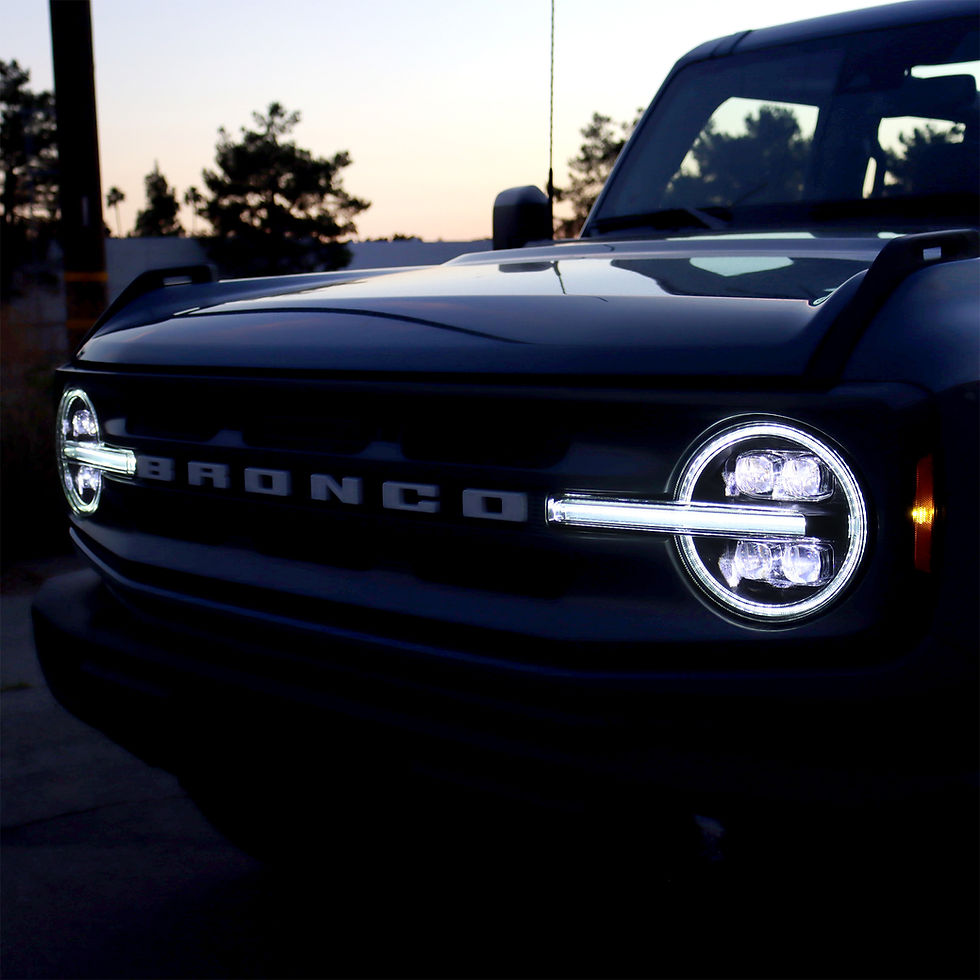 Thumbnail: Ford Bronco (21-24) -  NOVA-Series LED Projector Headlights (Alpha Black)