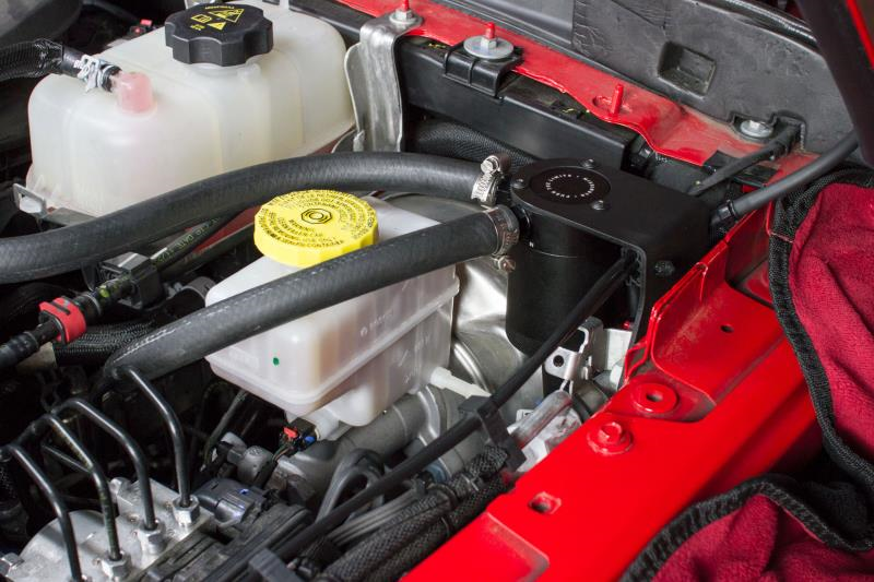 Thumbnail: Jeep Wrangler JL 3.6L Baffled Oil Catch Can, 2018+