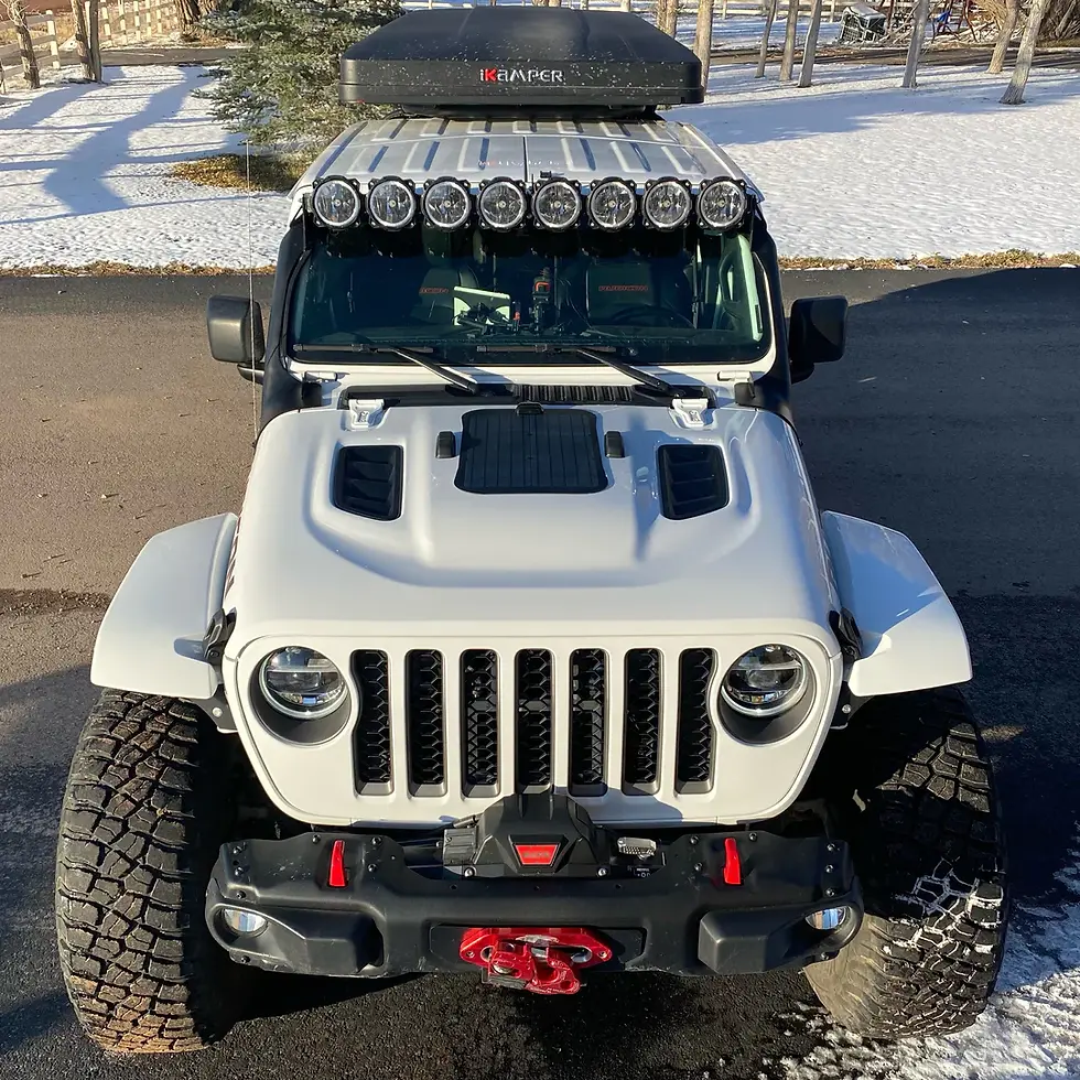 Jeep Rubicon Wrangler JL and Gladiator JT VSS System™ - 30W Hood Solar Panel