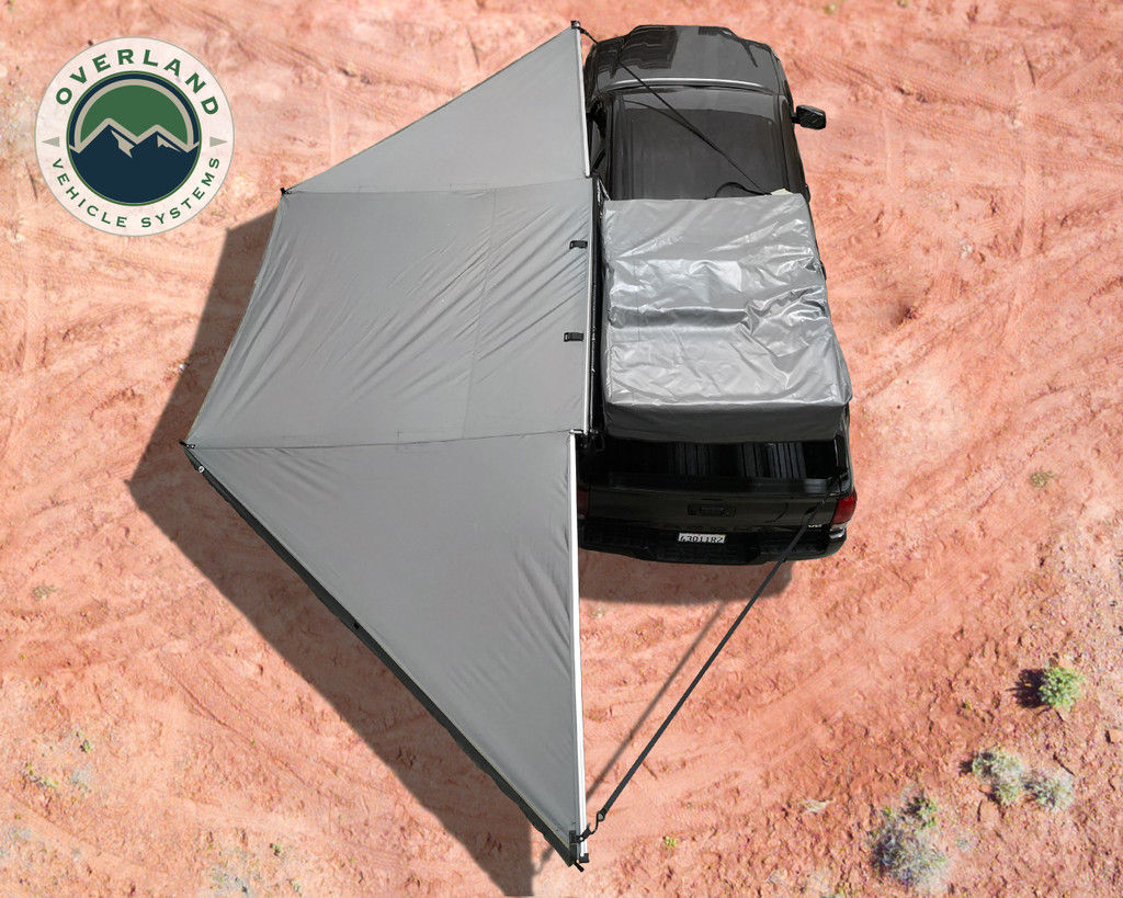 OVS Nomadic Awning 180 - Dark Gray Cover With Black Cover