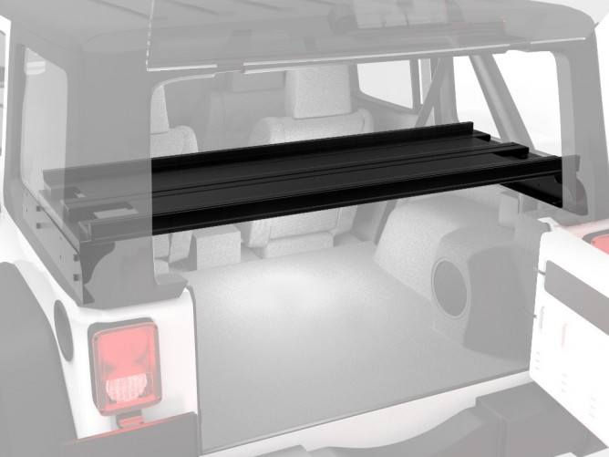 Thumbnail: Jeep Wrangler JKU 4-Door Cargo Storage Interior Rack - by Front Runner