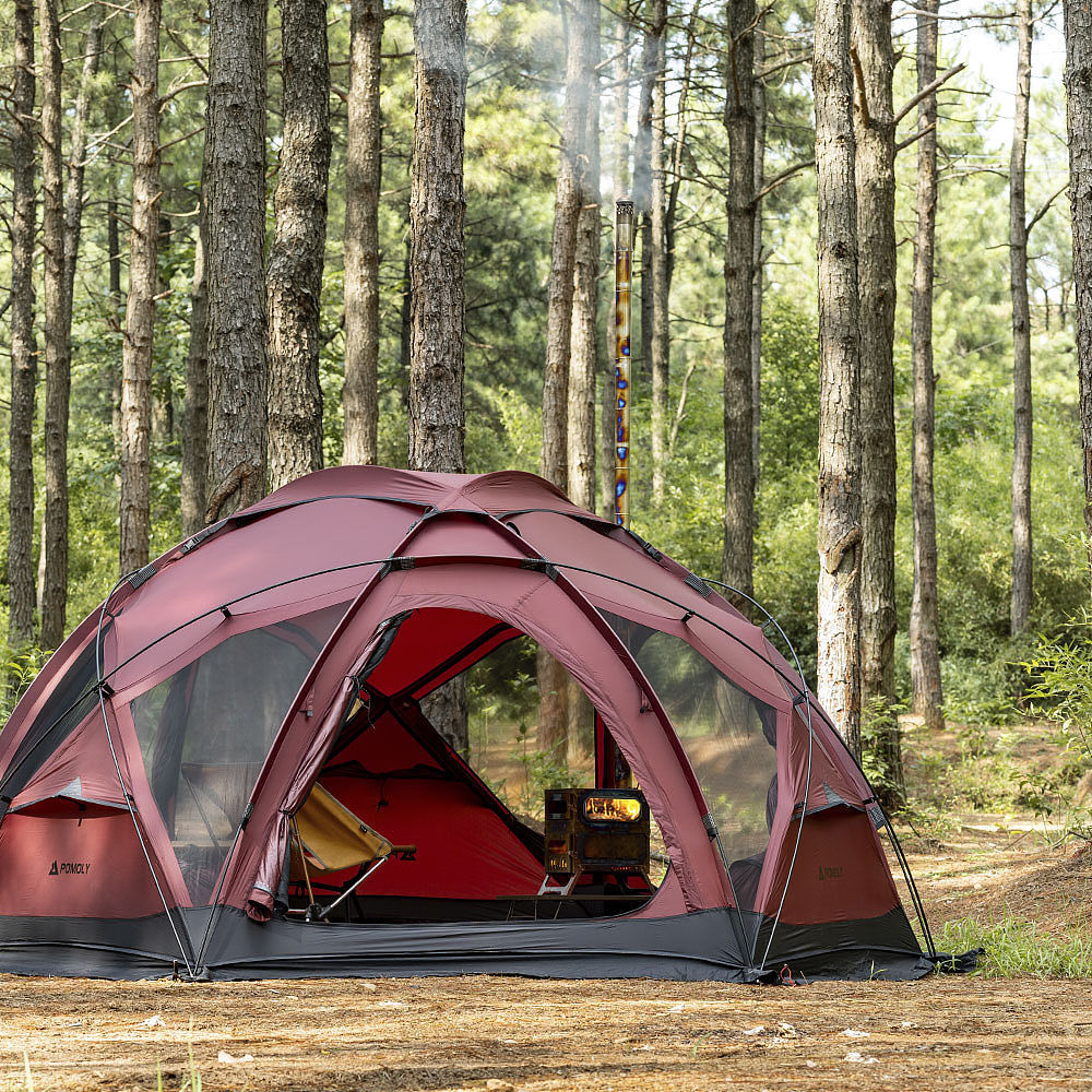 Dome X4 Pro | Freestanding Dome Camping Hot Tent | POMOLY