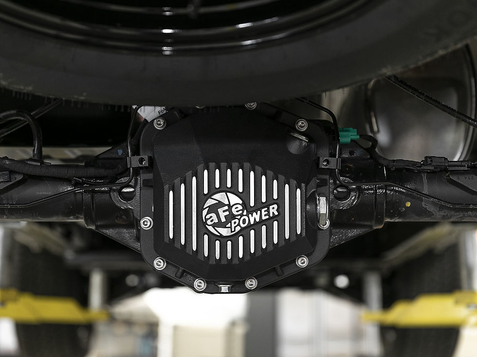 Thumbnail: Ford Ranger 19-22 - Pro Series Rear Diff Cover Black w/Machined Fins