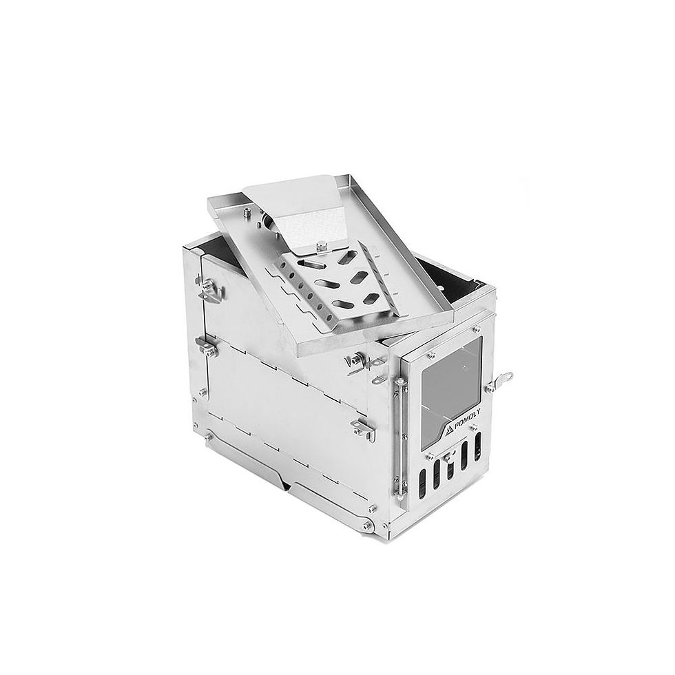 Thumbnail: X-Ti Mini | Double Folding Titanium Wood Stove | POMOLY New Arrival 2025