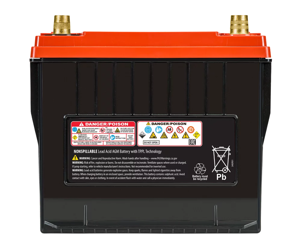 ODYSSEY Extreme Battery ODXAGM35 12° North Industries