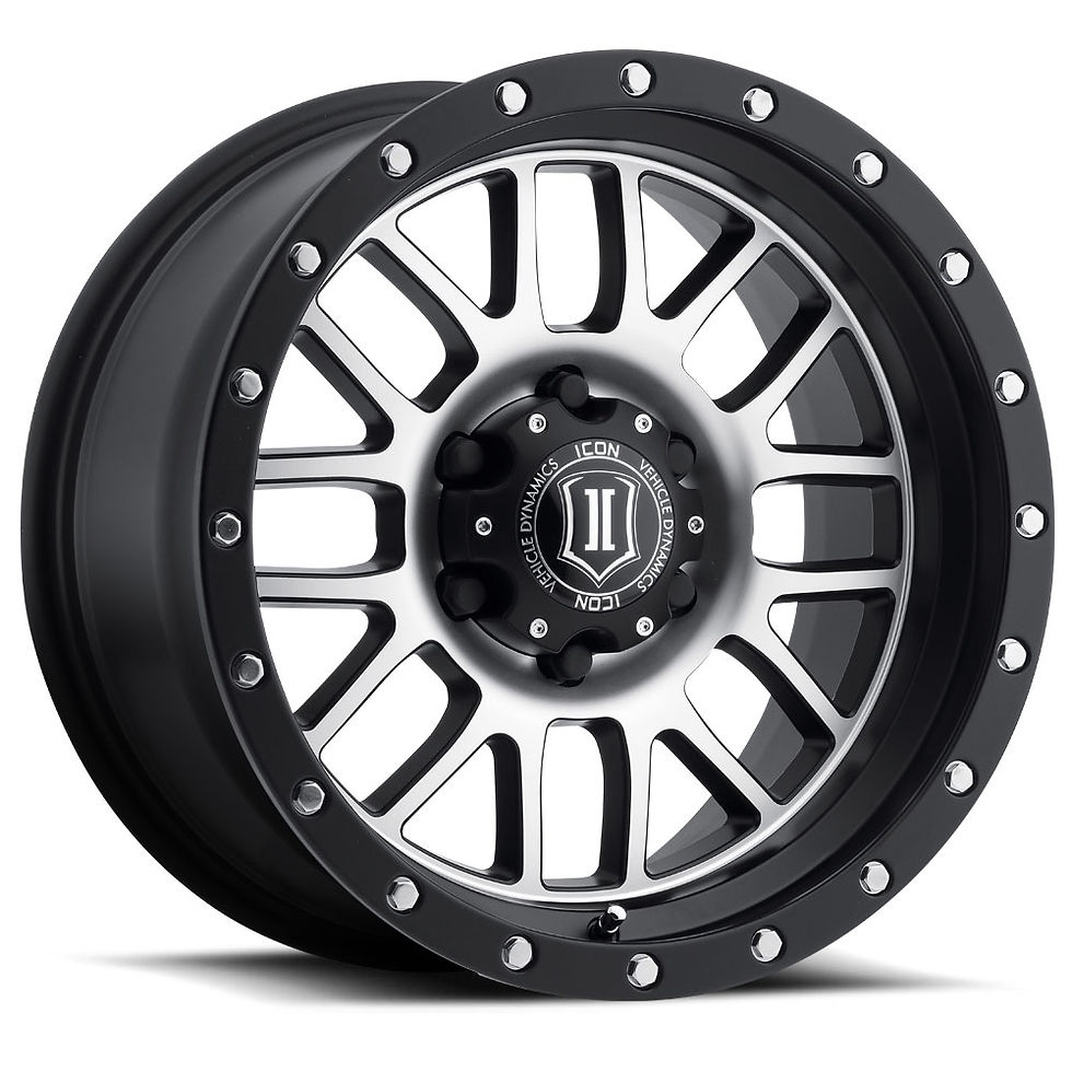 Alpha / Machined Face with Black Ring