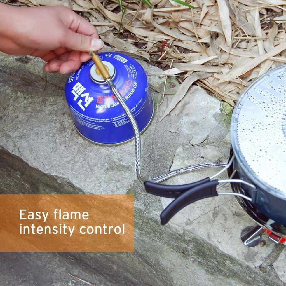 Thumbnail: Etekcity E-gear Portable Collapsible Windproof Backpacking Gas Camping Stove