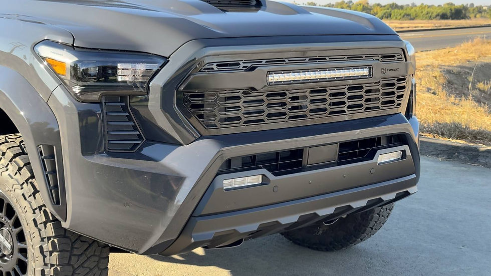 Thumbnail: Toyota Tacoma 2024+ LED Grille, Includes (1) 20-inch Single Row LED Light Bar