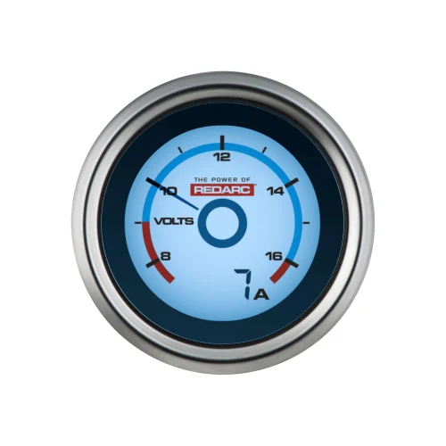 Single Voltage 52mm Gauge w/Optional Current Display - REDARC