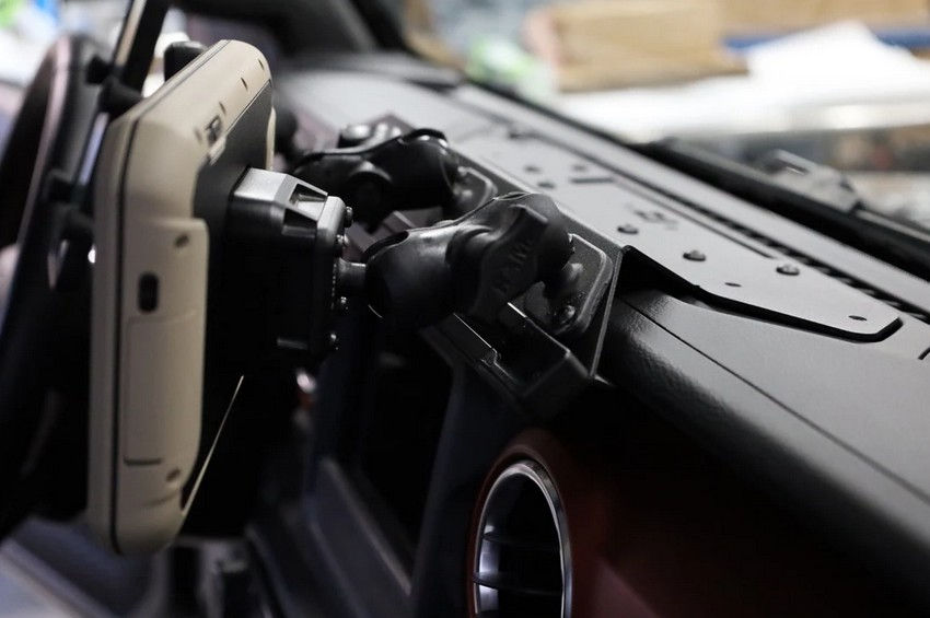 Thumbnail: Jeep Wrangler JL/JT Dash Mount Powered Accessory Mount (JPAM)