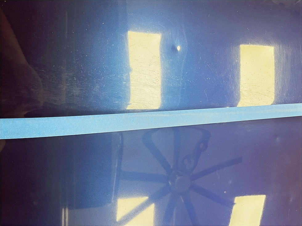 1992 GMC Typhoon in Radar Blue, 9 hour color correction and polish efforts