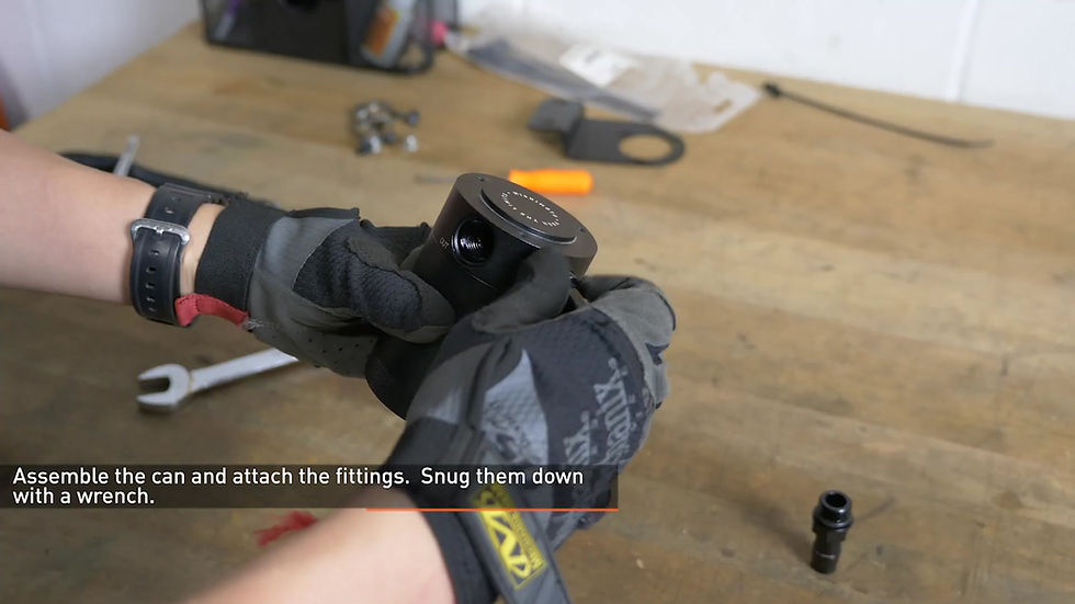 Thumbnail: Baffled Oil Catch Can Kit - Ford Ranger (19-23)