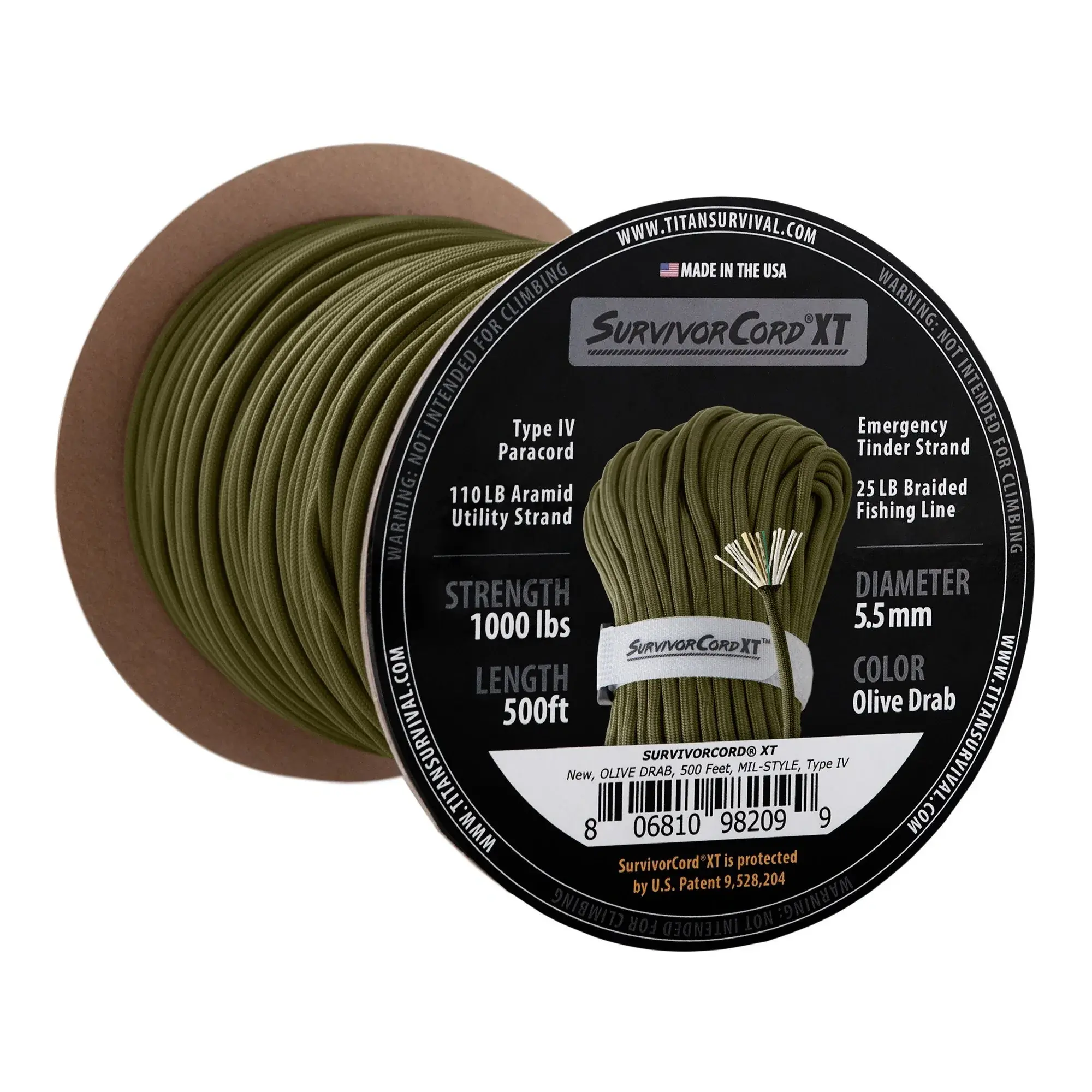 SurvivorCord® XT - Spool (500 ft)
