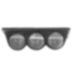 Thumbnail: Ford Super-Duty 99-02  Dash Console Lower Triple-Pod 2-1/16 In