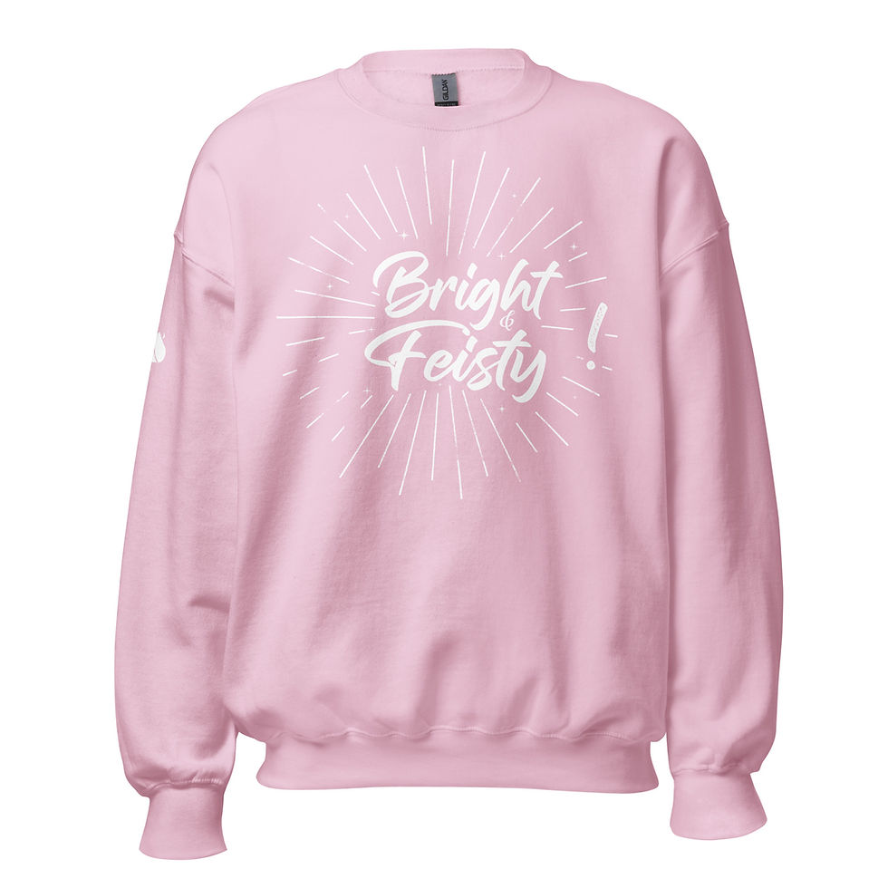 Thumbnail: Bright & Feisty Sweatshirt (White)