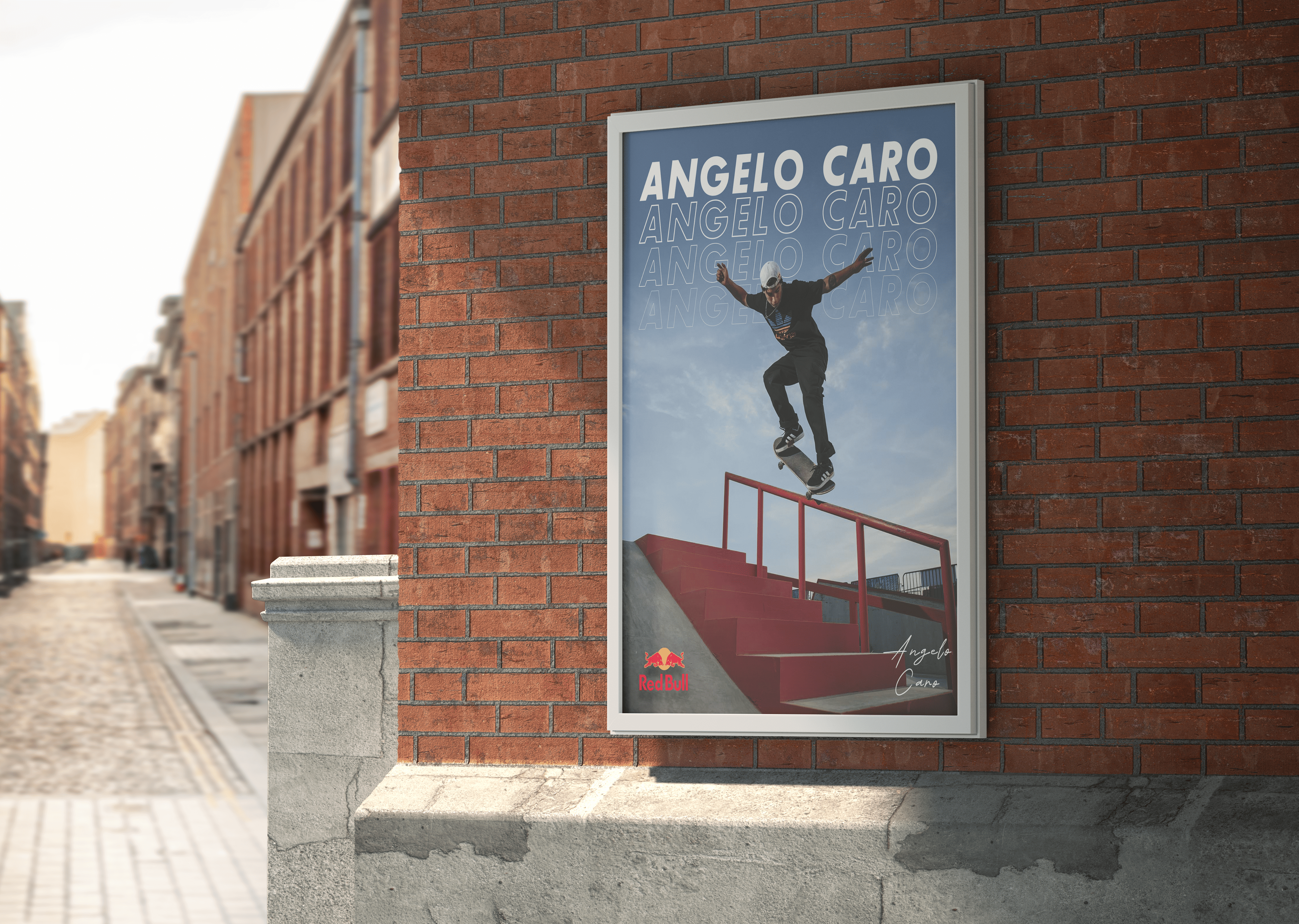 RED BULL × ANGELO CARO – Flyer · Événement
