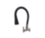 1160 C29 P - BICA MOVEL FLEXIVEL PRETO CONICO 1/4 DE VOLTA C-29 PAREDE