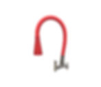1160 C29 V - BICA MOVEL FLEXIVEL VERMELHO CÔNICO 1/4 DE VOLTA C-29 PAREDE