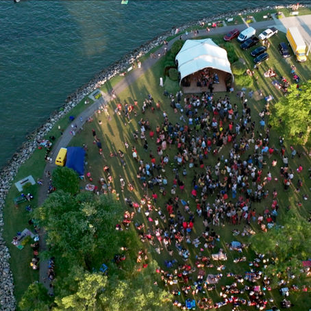 Stone Blossoms perform at Veterans Memorial Park with Free Concert in St Clair Shores, MI
