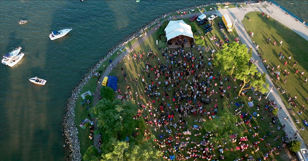 Stone Blossoms perform at Veterans Memorial Park with Free Concert in St Clair Shores, MI