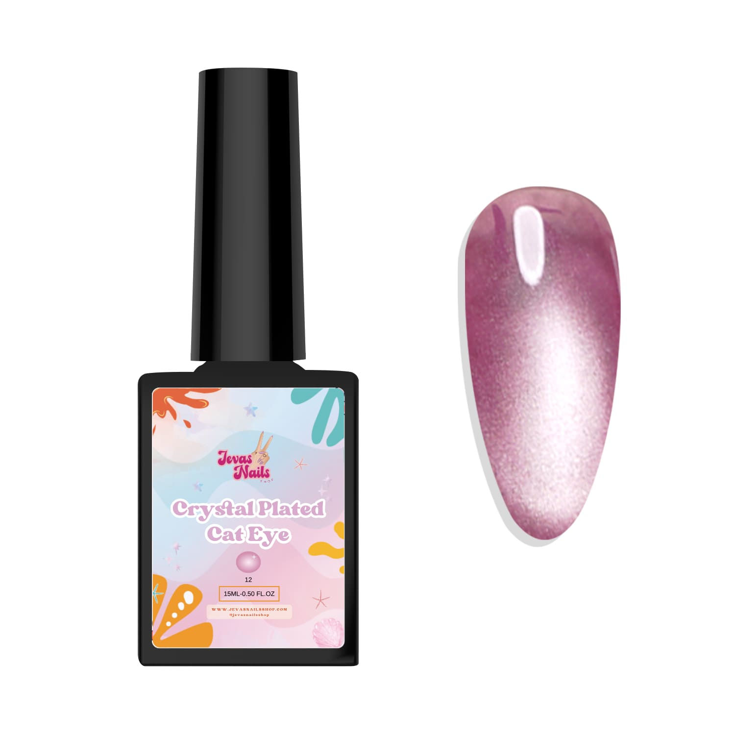 Crystal Plated Cat Eye 12