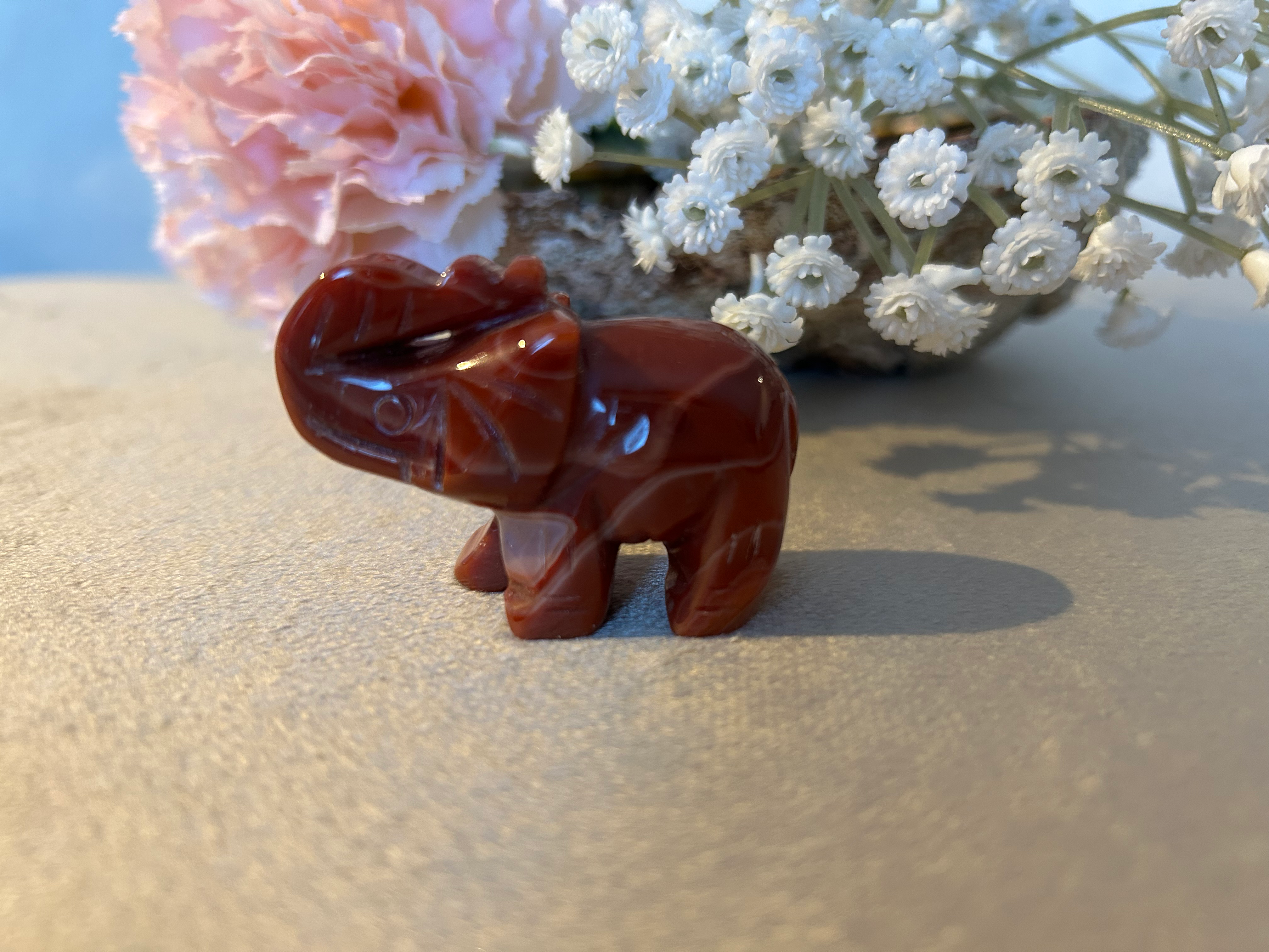 Agat Rød Bånd Elefant