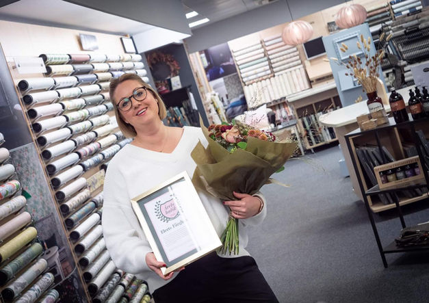 Citysamverkan utser Elerts Färghandel till Årets butik 2021.