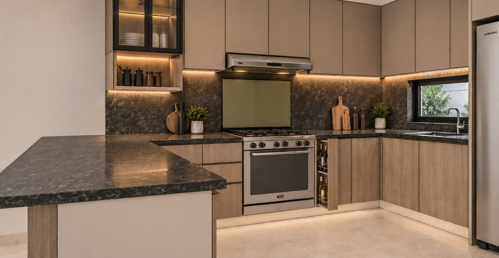 Preventa Casa 80 Coto Dublín, Capital Sur, El Marqués, Querétaro – cocina (render ilustrativo)