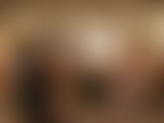 Partners locking eyes at a swinger lifestyle event, showing connection and emotional awareness in a crowded social setting.