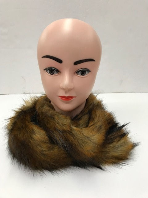 Thumbnail: Women Winter Faux Fur Scarf #SC-8690. 12 PCS/Set
