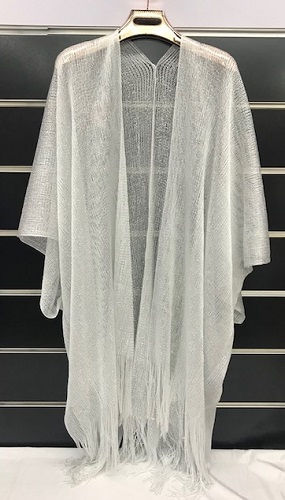 Thumbnail: Women Fashion Shimmering Fringe Beach Cover #BC-8816-B    12 pcs/dozen