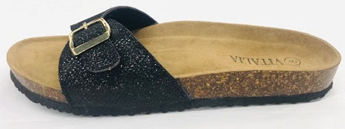 Thumbnail: Women Fashion Glittering Shining Slides Sandals  #SL-5119-L    18 pairs/case