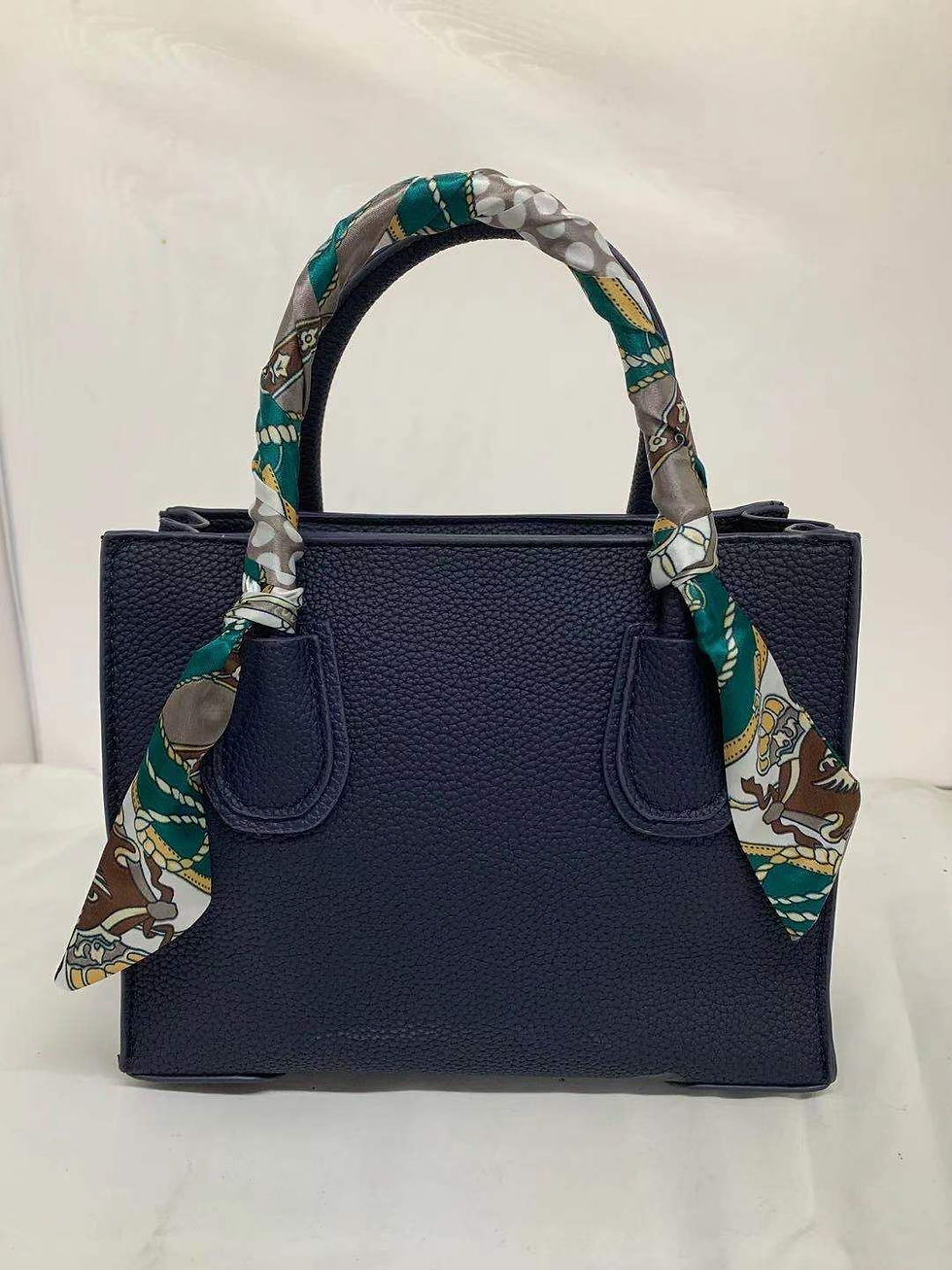 Thumbnail: Women Satchel Bag with Scarf #H-8632