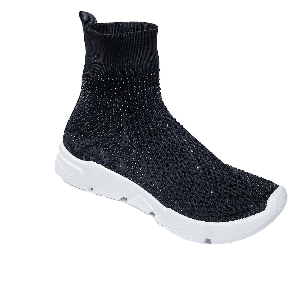 Thumbnail: Women Stud Sock Sneaker #SL-5161