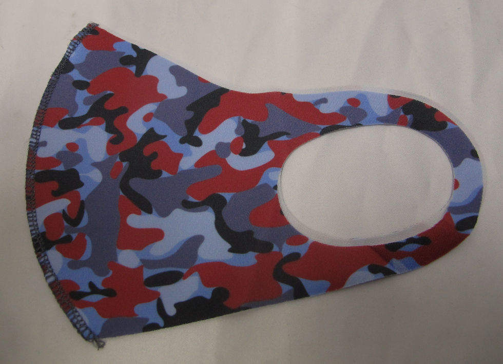 Thumbnail: Fashion Mask - Dark Camouflage   20 pcs/pack