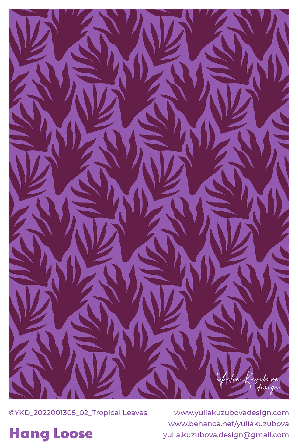 Миниатюра: Tropical Leaves YKD_2022001305