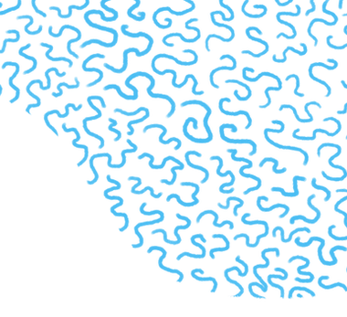 Blue Curl Pattern