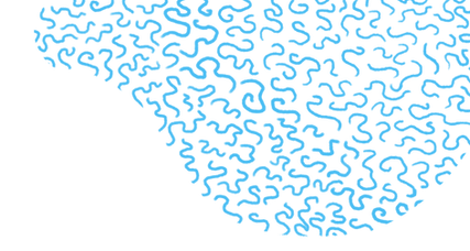 Синий Curl шаблон