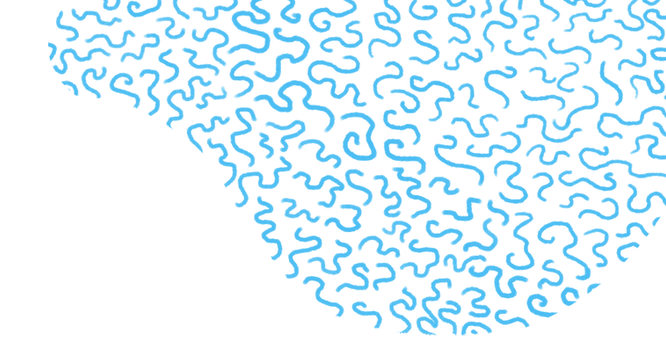 Синий Curl шаблон