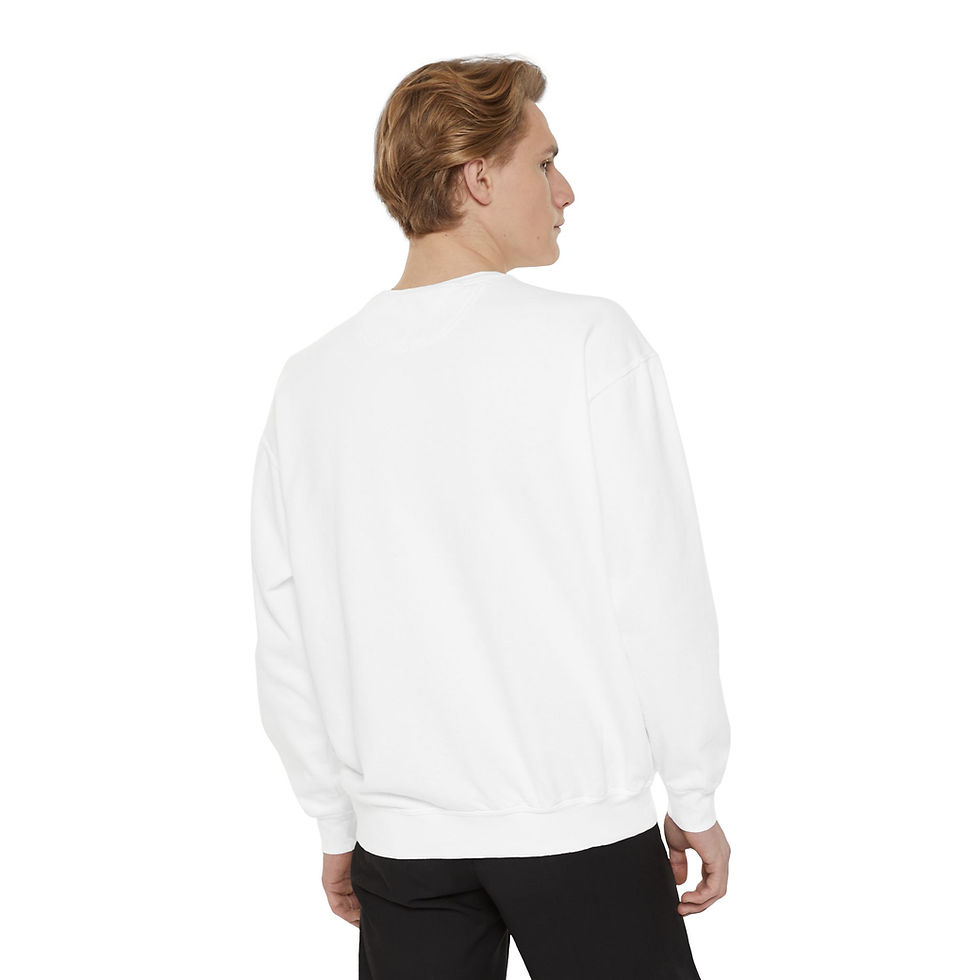 Thumbnail: Embroidered "Mismo" Unisex Garment-Dyed Sweatshirt