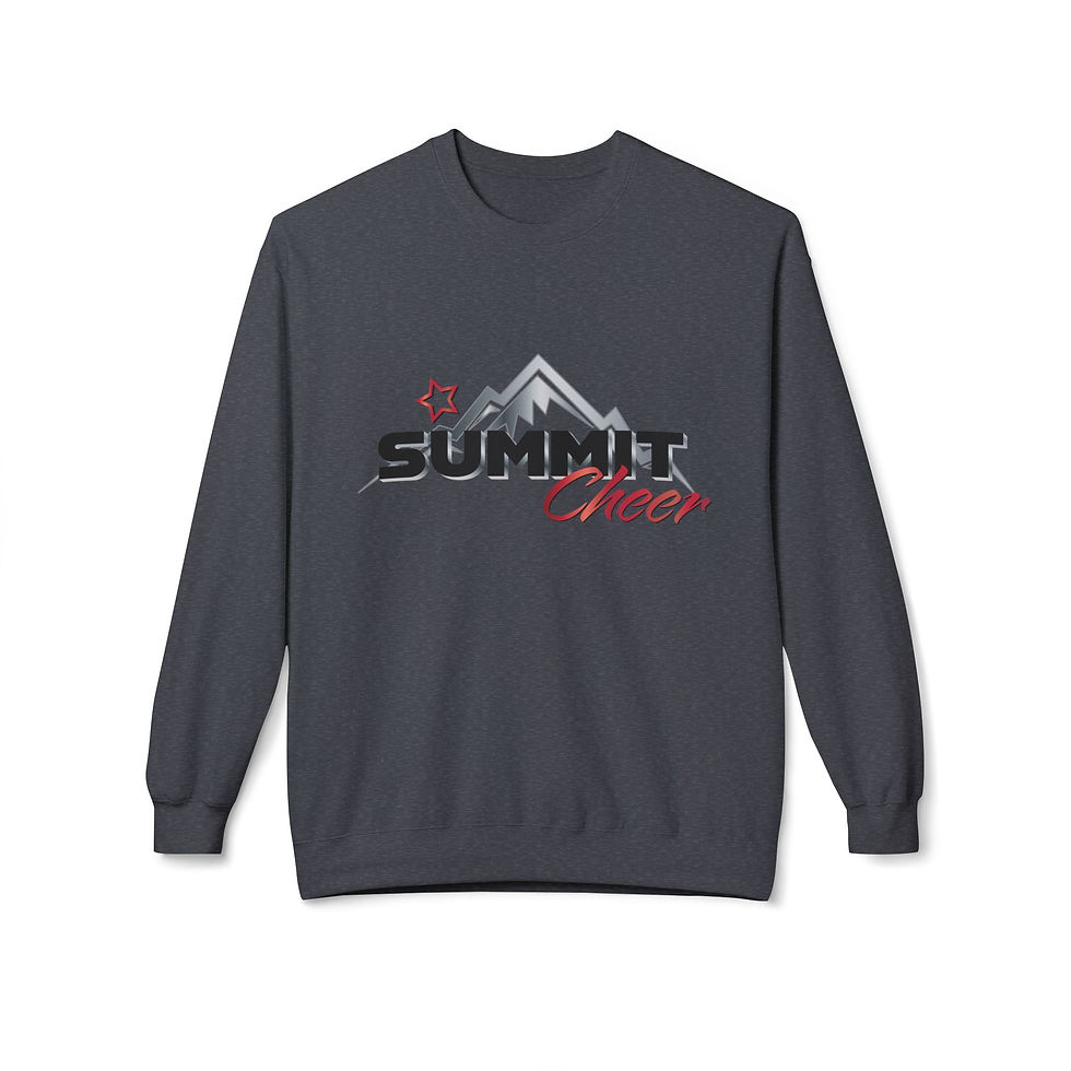 Thumbnail: "Summit Cheer" Unisex Midweight Softstyle Fleece Crewneck Sweatshirt