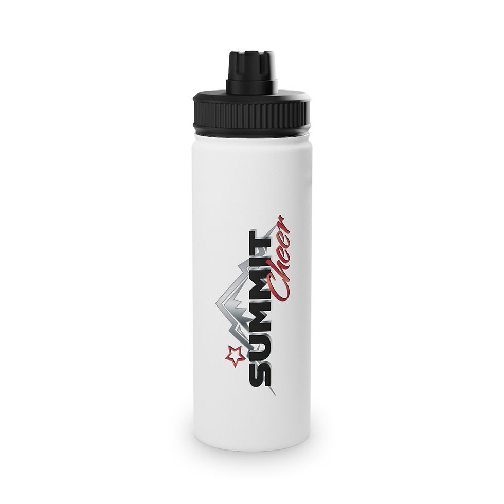 Thumbnail: Summit Cheer- Stainless Steel Water Bottle, Sports Lid