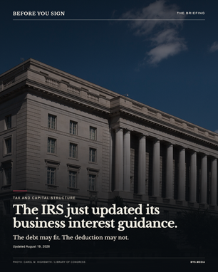 The Debt May Fit. The Deduction May Not.
