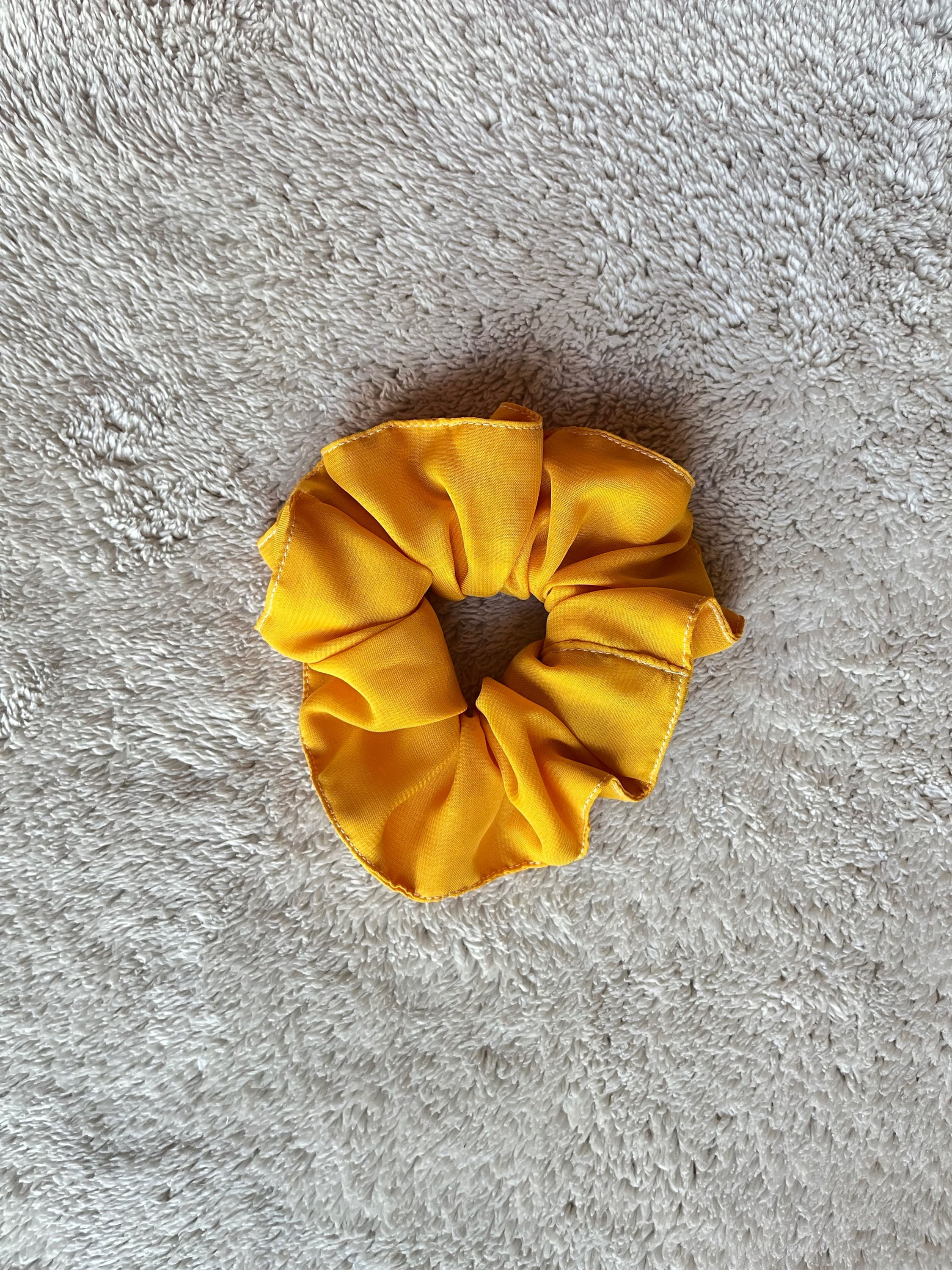 Scrunchie organza Amarillo