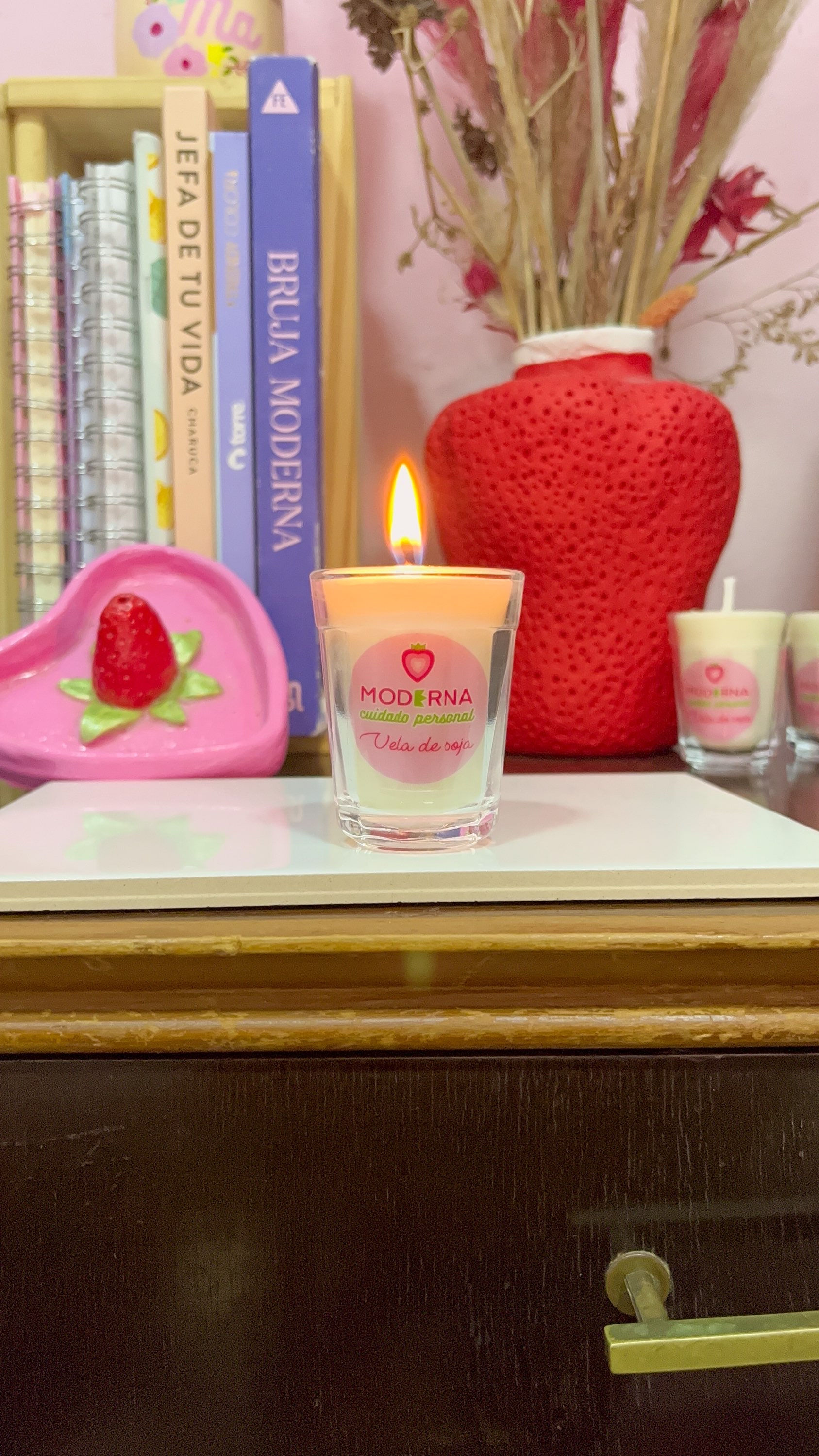 Vela aromática de soja 