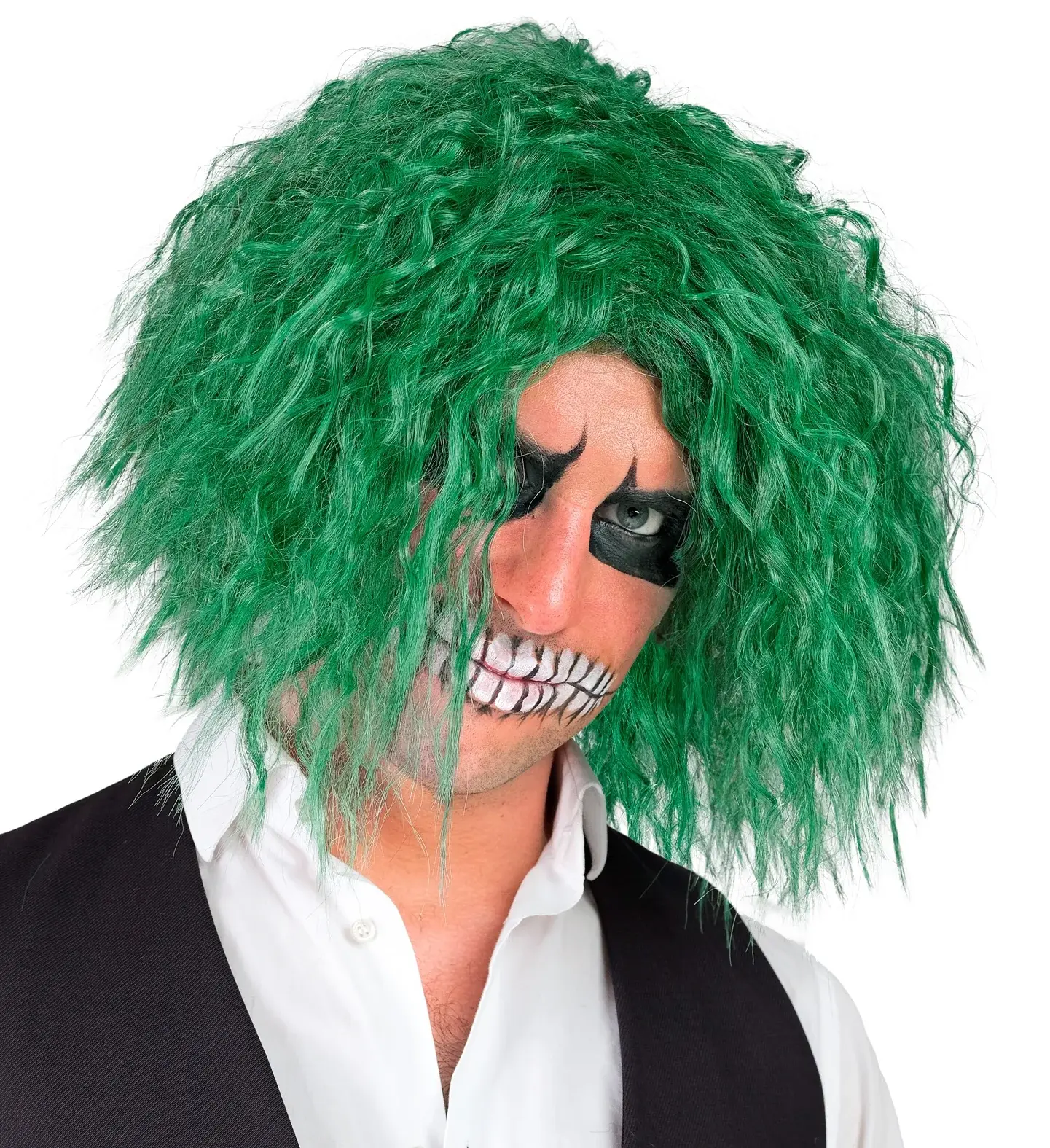Green Sinister Clown oker wig 29094