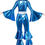 Thumbnail: Abba theme 1970's blue jumpsuit   41159