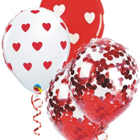 Printed and Confeti balloons